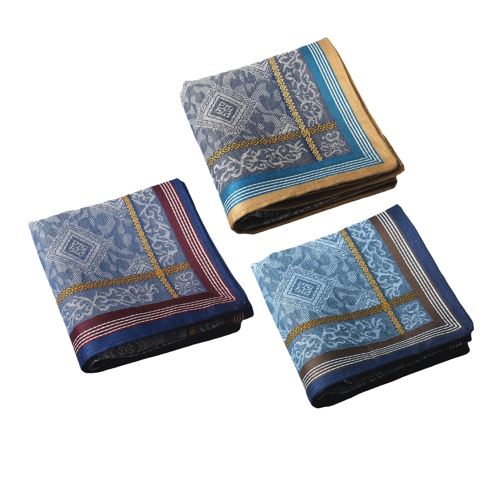 3x Mens Handkerchief Hankies P - Handkerchief Cotton Men ulasan dan harga