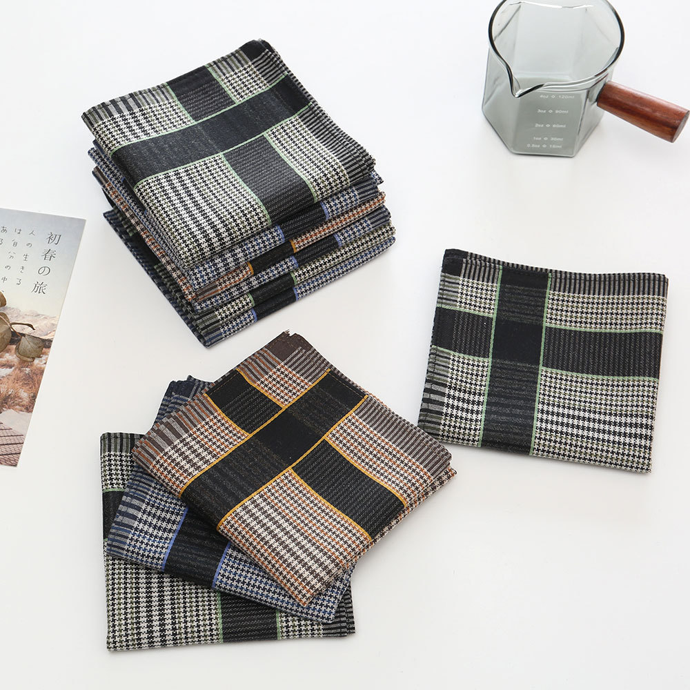 3/6/12 Pcs Men's Pure Cotton H - Handkerchief Cotton Men ulasan dan harga