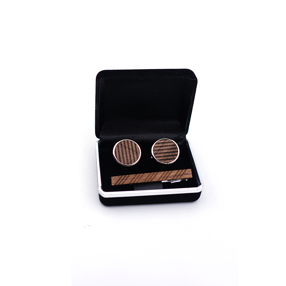 High Quality Wood Cuff links n - Tie Bar Set Gift ulasan dan harga