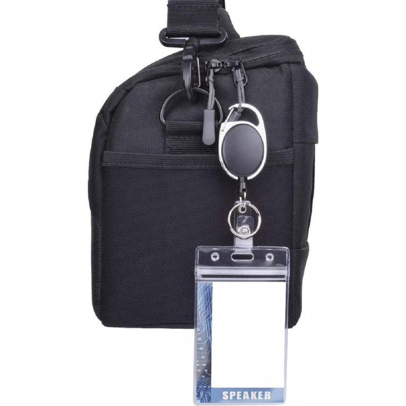 2 Pack ID Badge Holder with Br - Lanyard Badge Holder ulasan dan harga