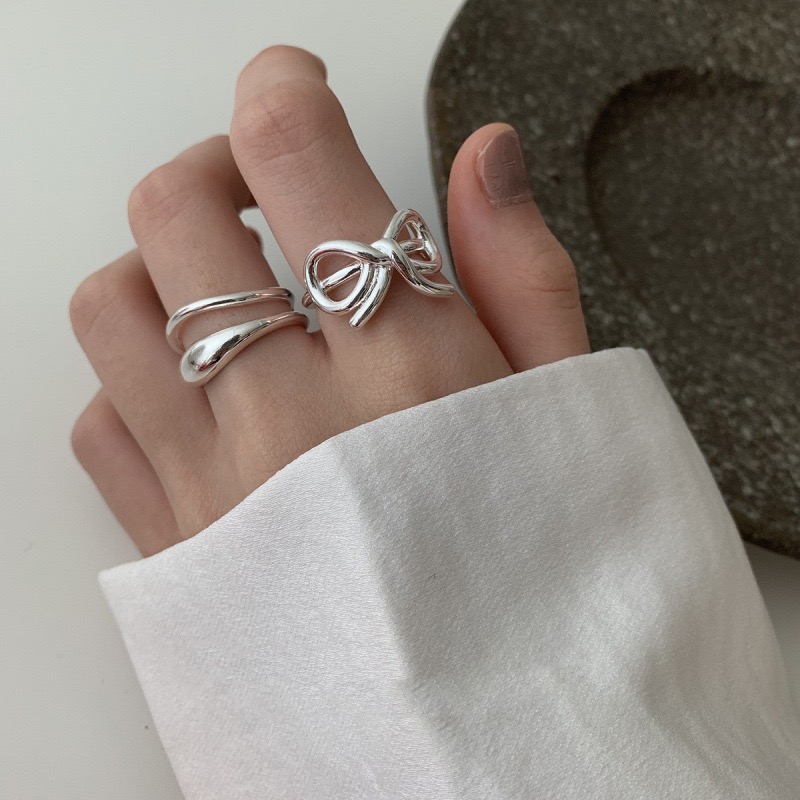 925 Sterling Silver Simple Rin - Tie Clip Silver ulasan dan harga