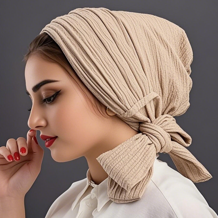 Luxury Spring knot Turban Hat  - Head Wrap Turban ulasan dan harga