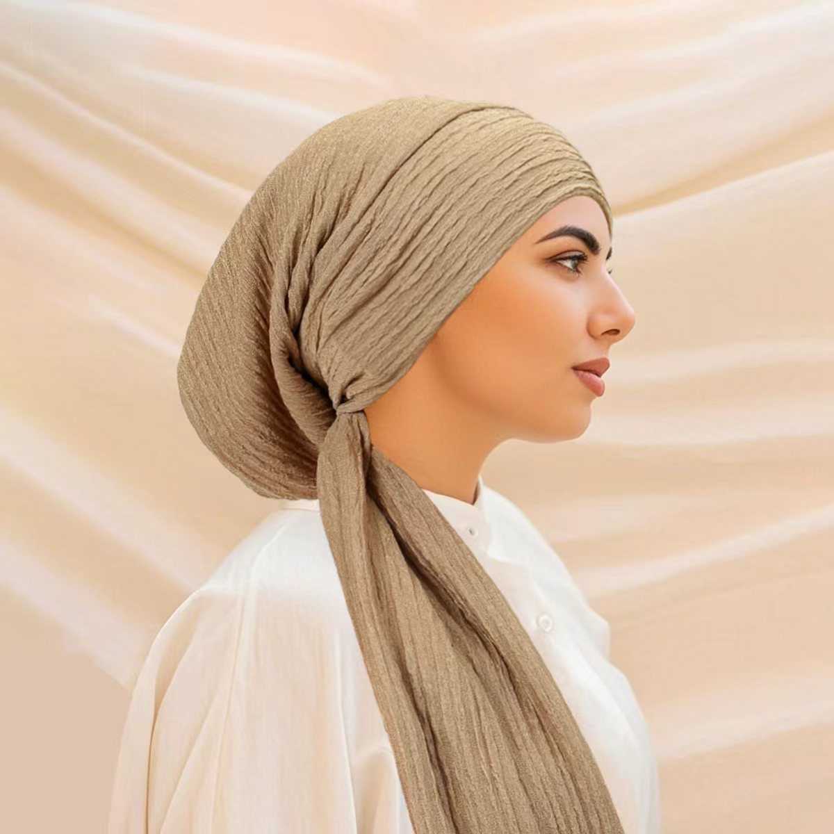 Luxury Spring knot Turban Hat  - Head Wrap Turban ulasan dan harga