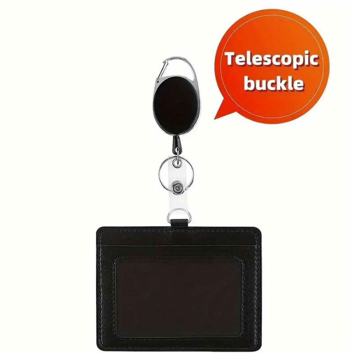 1 pc Horizontal ID badge holde - Lanyard Badge Holder ulasan dan harga