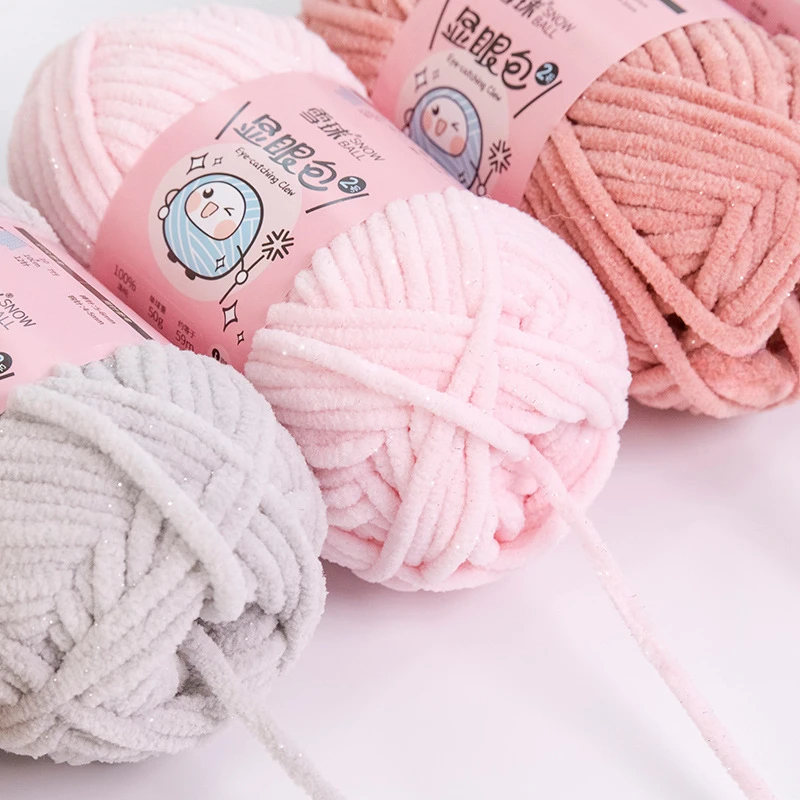4.5mm 59M Chunky Knitting Yarn - Woven Scarf Blanket ulasan dan harga