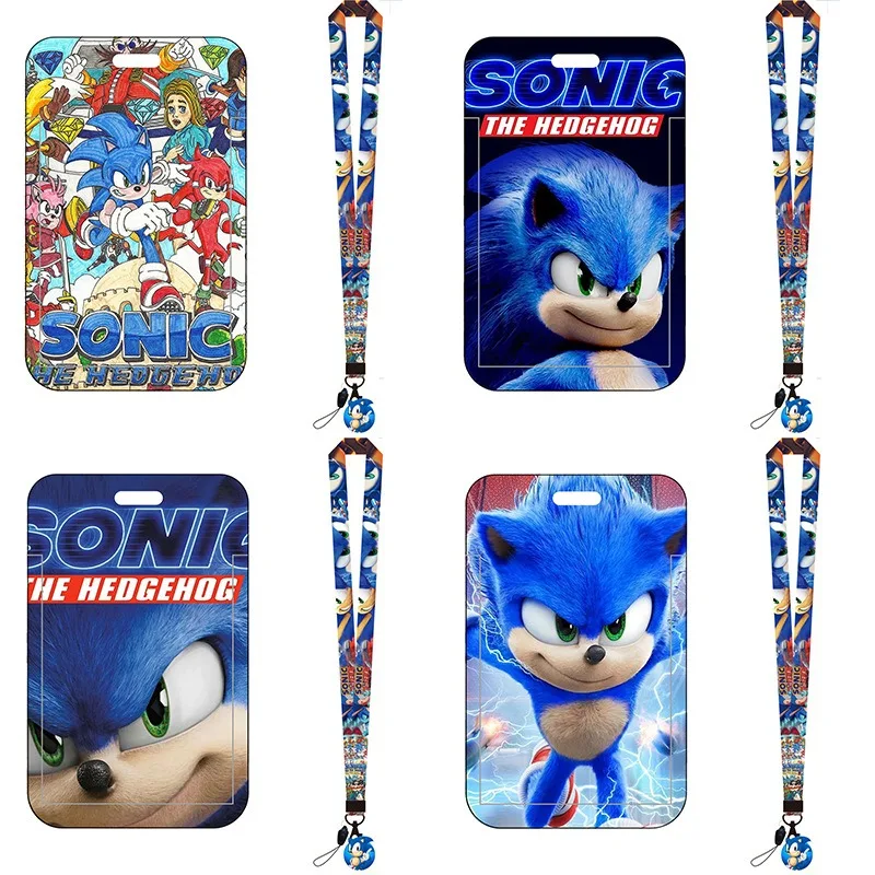 Cartoon Sonic Bus Card Holder  - Lanyard Badge Holder ulasan dan harga