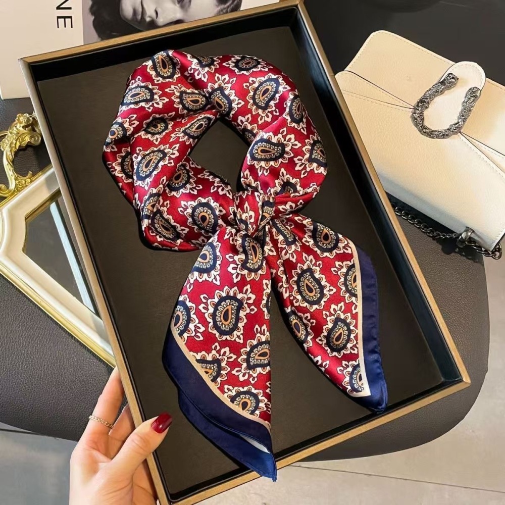 Stylish Mens Square Scarf Brit - Handkerchief Cotton Men ulasan dan harga