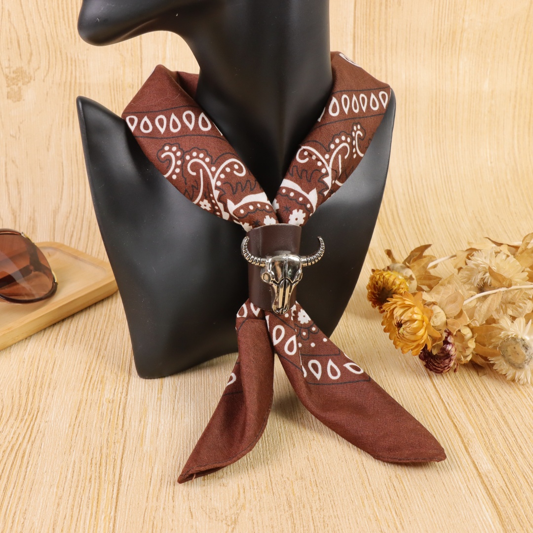 Artistic Cotton Square Scarf A - Bandana Cotton ulasan dan harga
