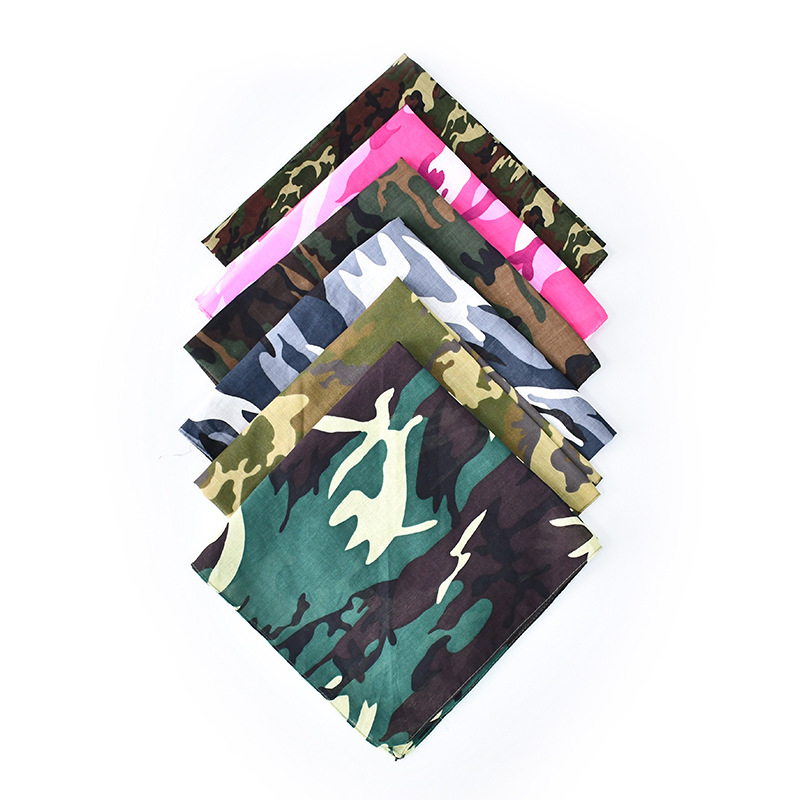 53x53cm Outdoor Camouflage Ban - Face Scarf Mask ulasan dan harga
