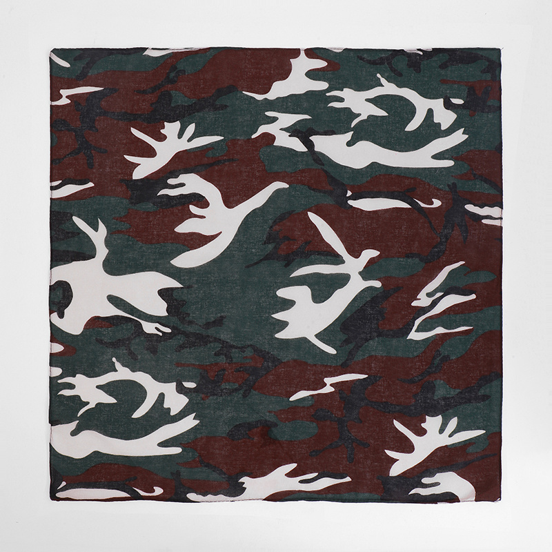 53x53cm Outdoor Camouflage Ban - Face Scarf Mask ulasan dan harga
