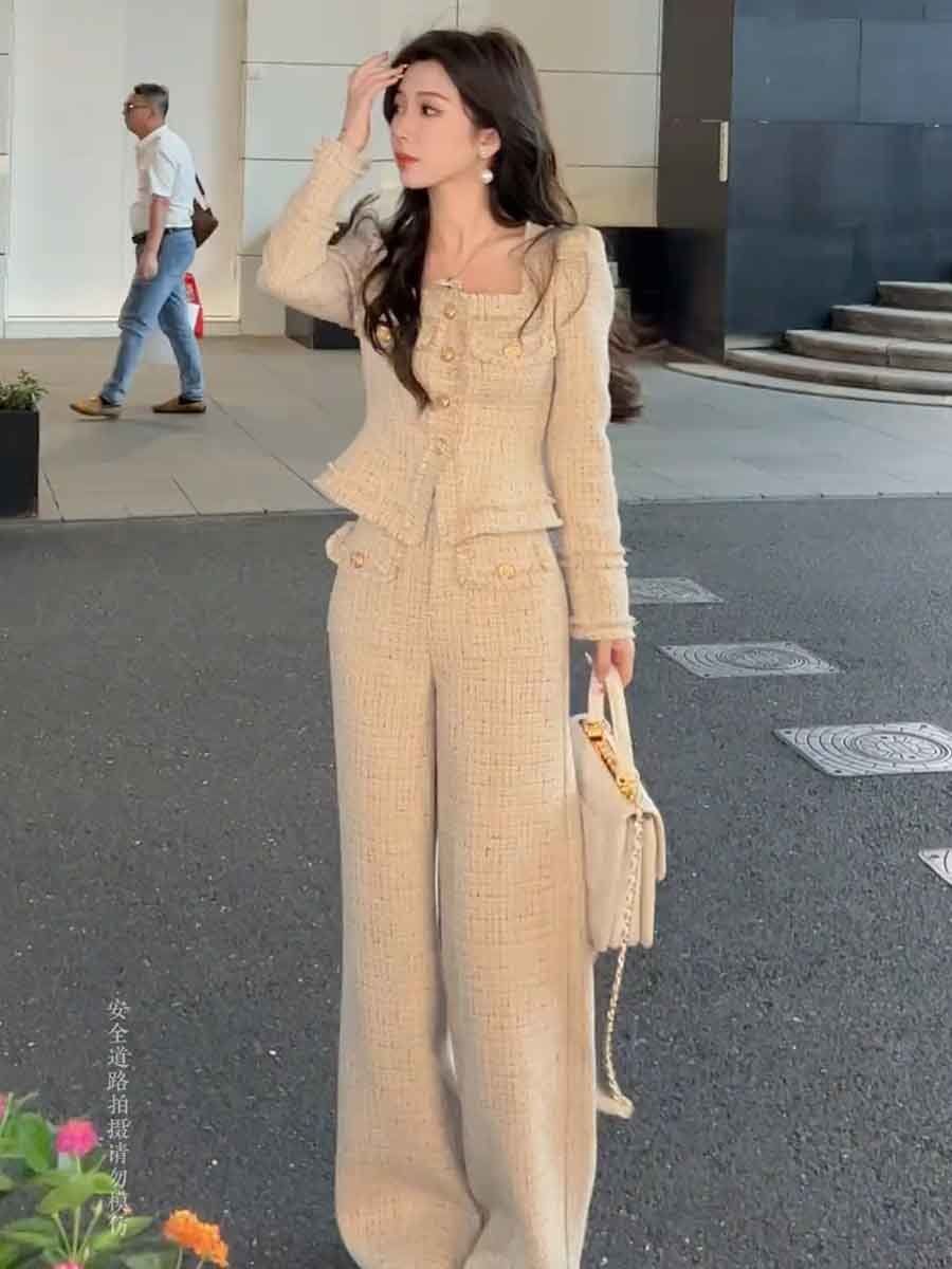 2024 Winter Women's Fashion an - Pocket Square Set ulasan dan harga