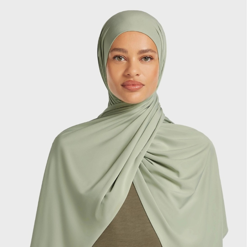 E2 Premium Liquid Jersey Hijab - Head Wrap Turban ulasan dan harga